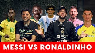 ¿QUIÉNES son los MEJORES de TODOS los TIEMPOS? - MESSI vs RONALDINHO