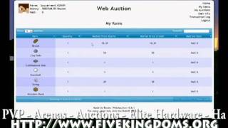 Five Kingdoms PVP Minecraft Server WebAuction Tutorial