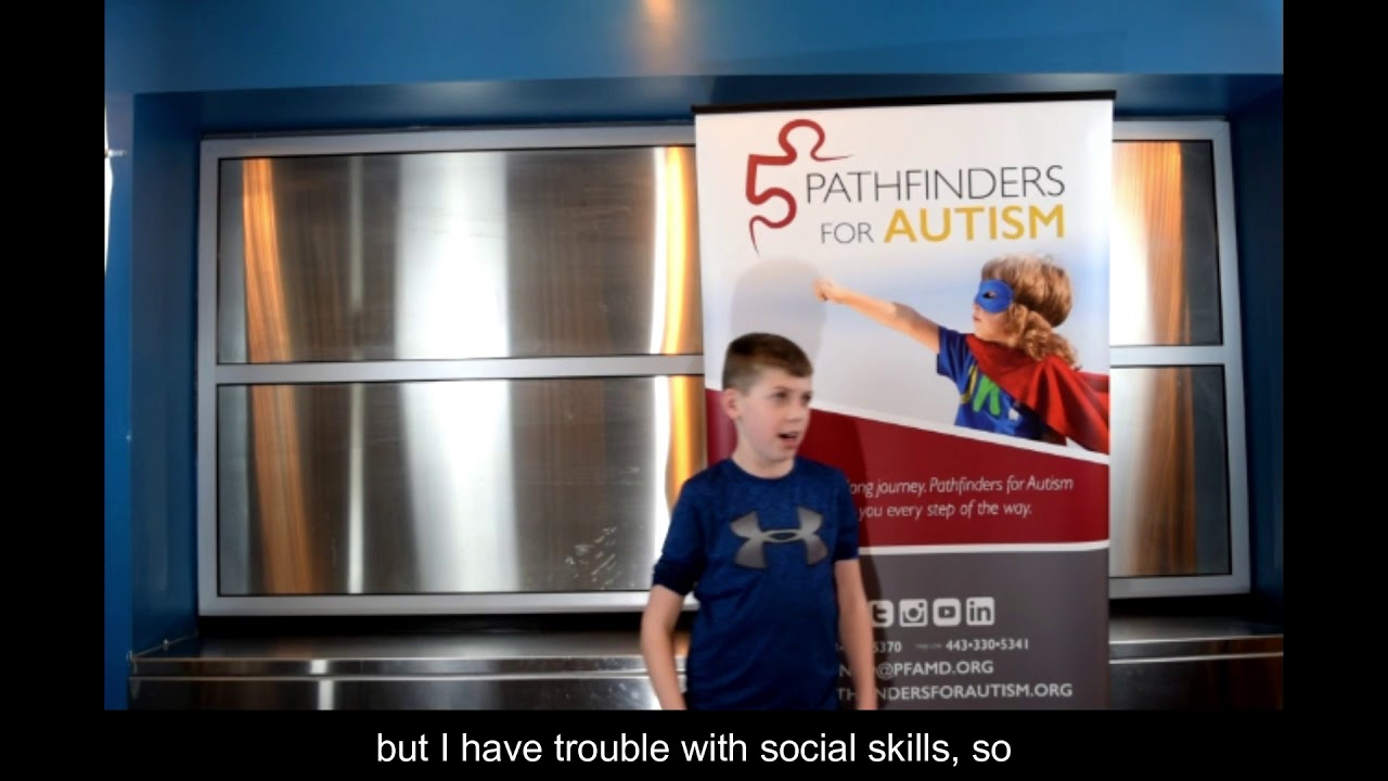 This is 1 in 50: Young Man on the Autism Spectrum Working on Social Skills
