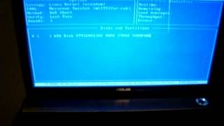 DBAN -  Permanently Erase a Hard Drive And other Removable Storage Asus Laptop N71v