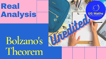 Analysis Lec 13 Part 1 Bolzano