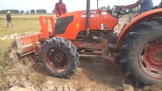 tractor -  Kubota M6040SU Mower Broken dropped, prepar new, stuck, videos, fail, accidents