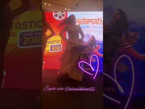 Sara Ali Khan dancing on sweetheart song - YouTube