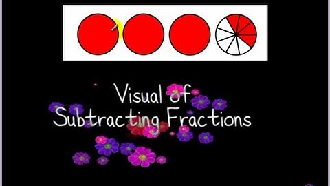 Visual of Subtracting Fractions (mixed numbers) 5.NF.A.1