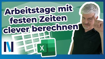 Excel: Wie viele Tage muss ich arbeiten? Berechnung mit NETTOARBEITSTAGE.INTL und MONATSENDE