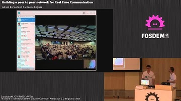 Ring [renamed to Jami in 2018] - Peer to peer network for real time communication - FOSDEM 2016