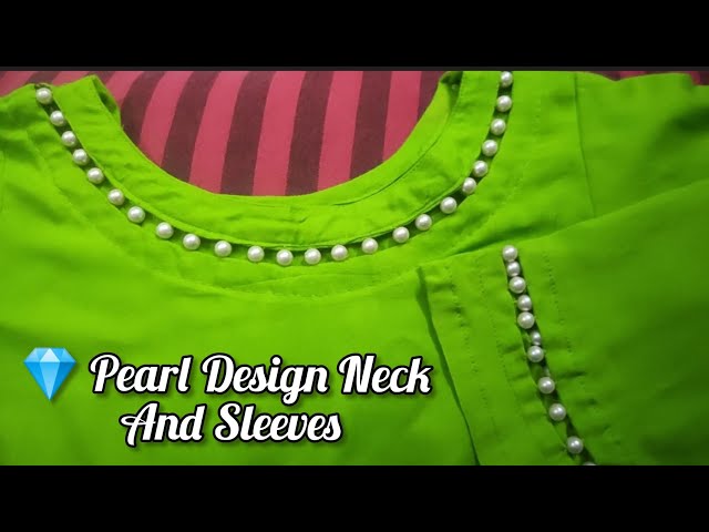 Top 20 Golden Pearl Beaded Boat Neck Designs 2020 For Kurti Kameez and  Blouse || Neck Designs 2020 - YouTube