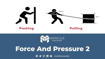 Chapter 11 | Part 2 : Force and Pressure | English | Class 8 | #Matricula | #NCERT
