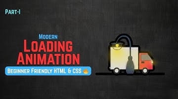 Amazing CSS Loading Animation | 🚚 Truck Driving at Night | HTML & CSS | Part - I