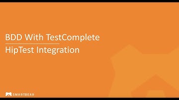 BDD with HipTest & TestComplete