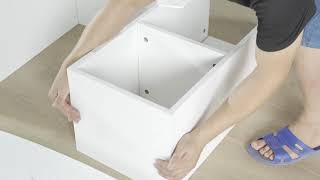 Milan Nail station assembly by ATL Salon Equipment