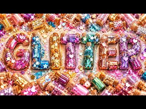 ✨🌈😳 What Happens When You Touch This Sparkling Glitter? 👀💖 | Satisfying Sounds