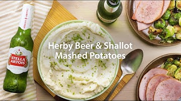 Herby Beer and Shallot Mashed Potatoes