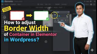 How to adjust Border Width of Container in Elementor in Wordpress?