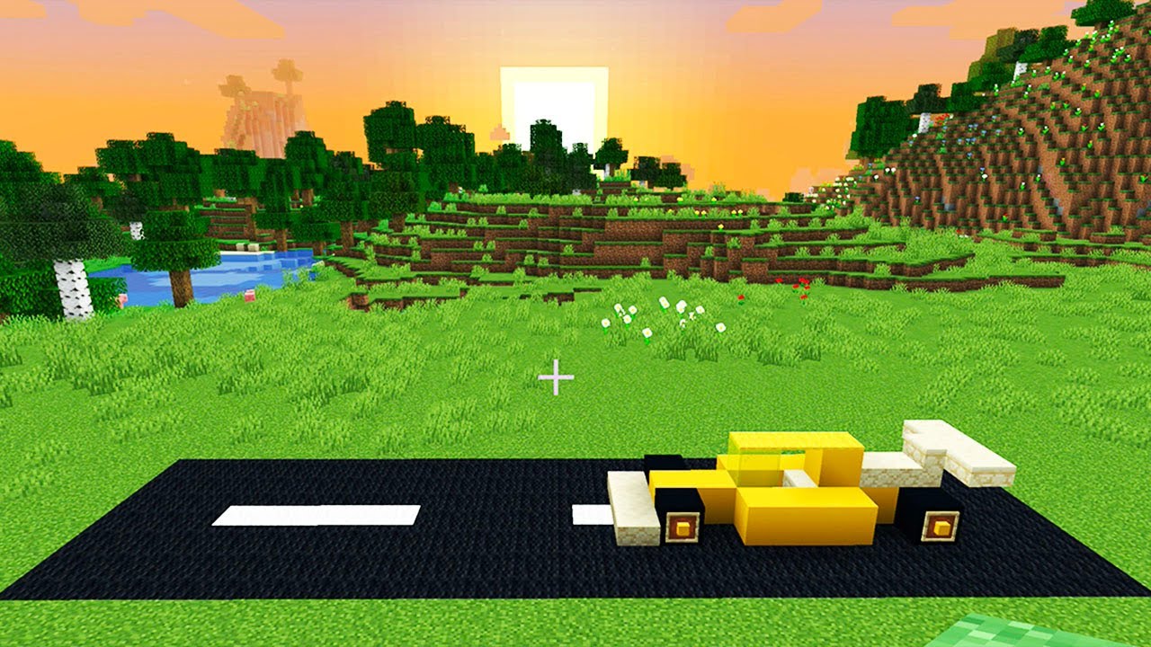 Minecraft: The Illusion Of A Moving Racing Car (Part One)
