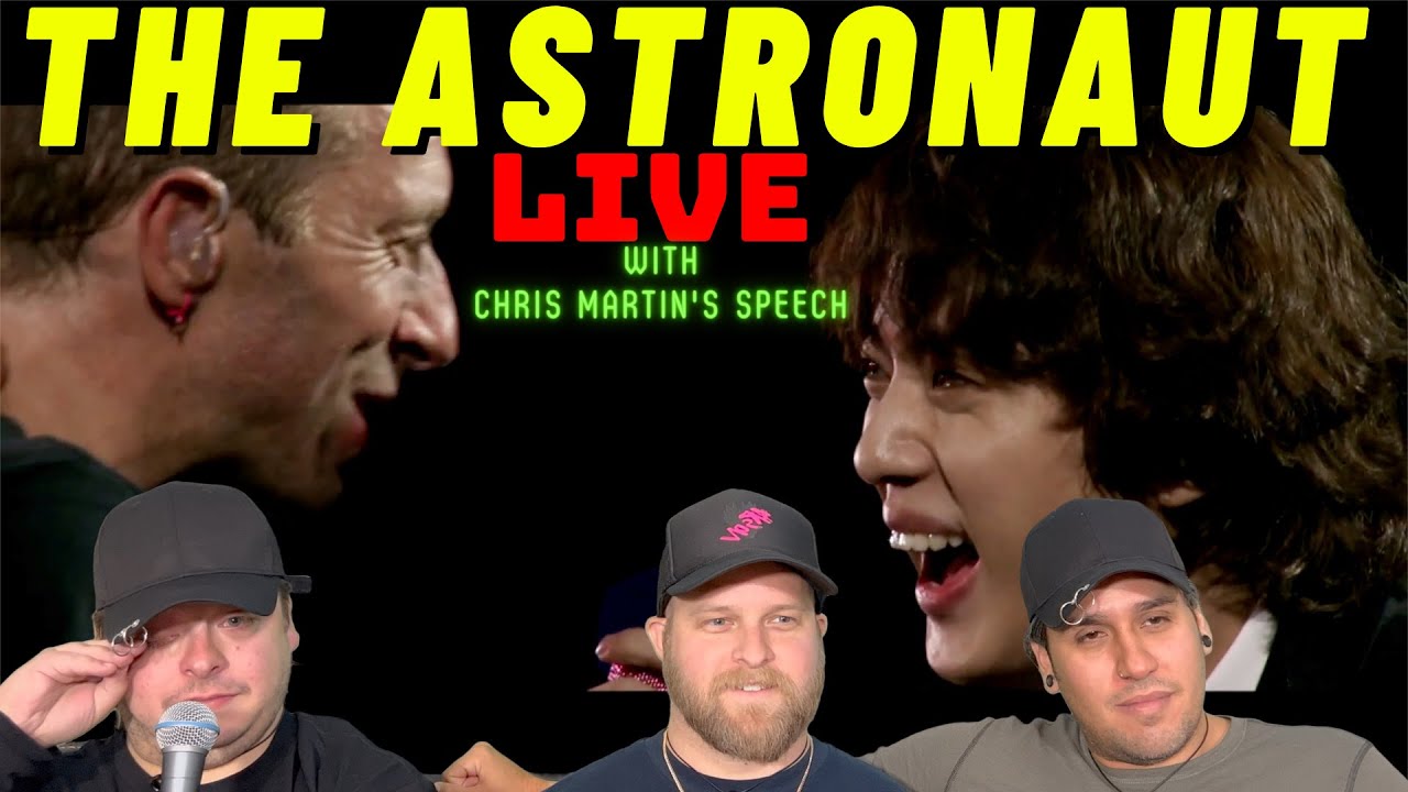 Jin 'The Astronaut' LIVE with Coldplay + Chris Martin Emotional Speech REACTION