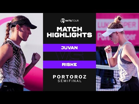 Kaja Juvan vs. Alison Riske | 2021 Portoroz Semifinal | WTA Match Highlights