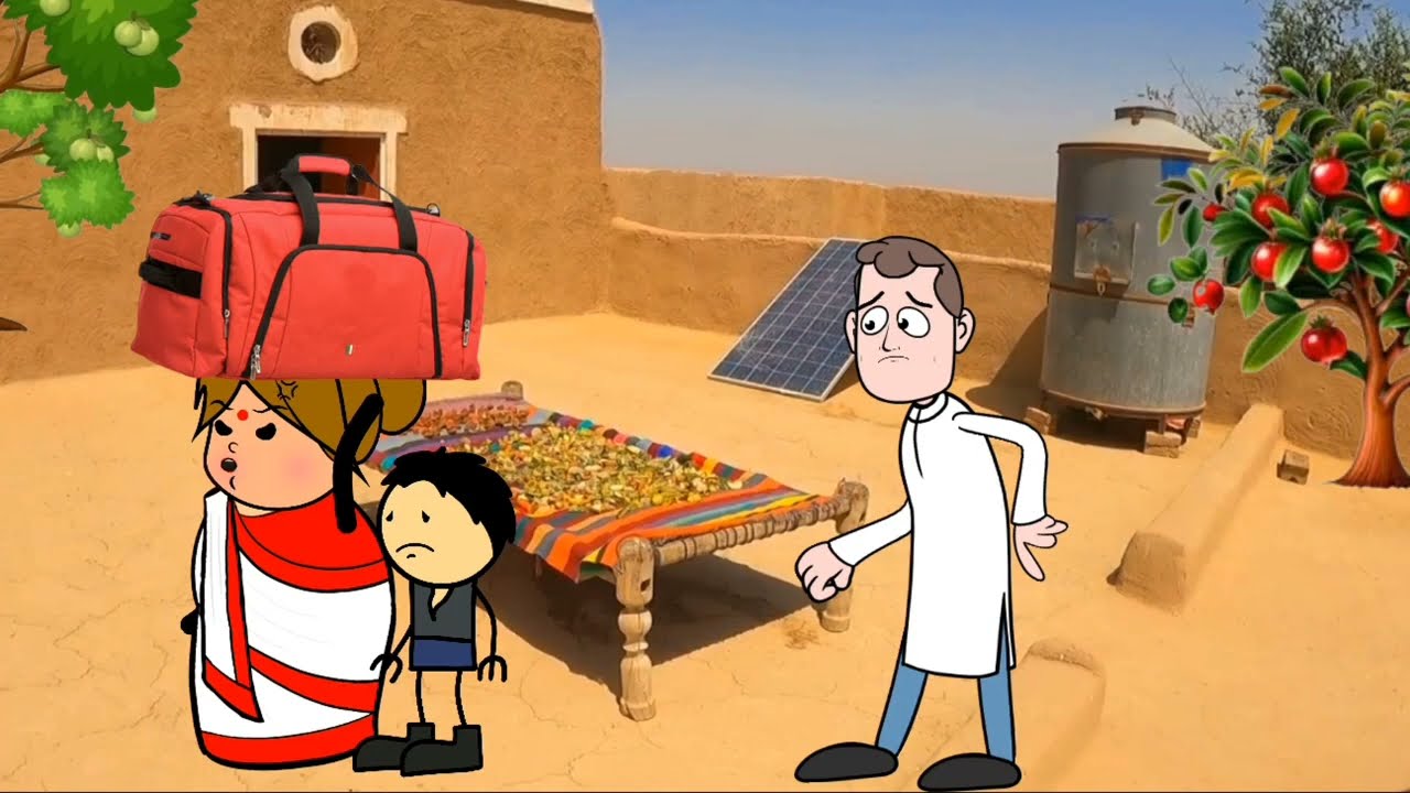 मोटका रिसियाय चली नैईहरे। Gonda Cartoon