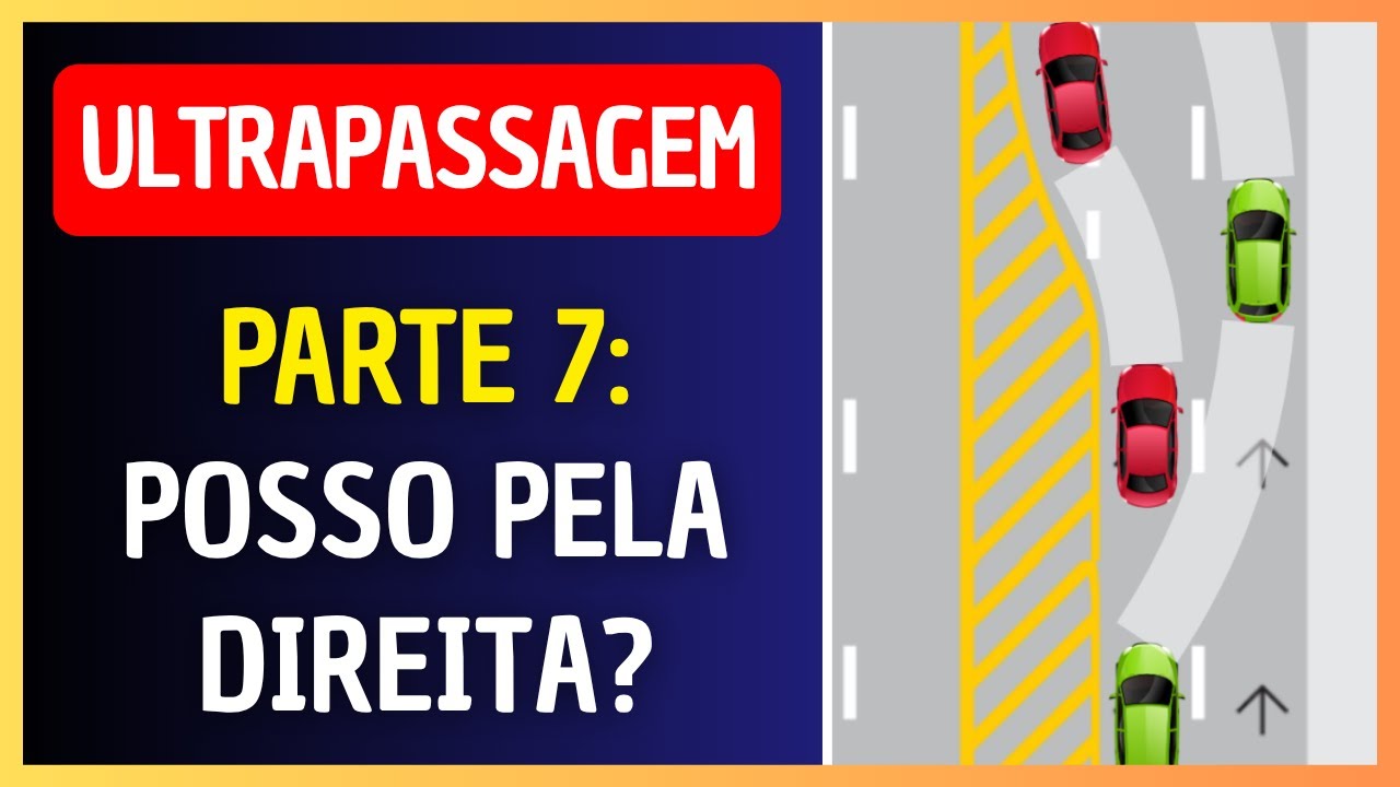 🚫 Ultrapassagem pela DIREITA! Quando é possível? - YouTube
