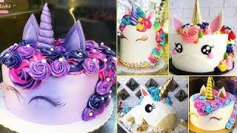 Amazing Unicorn Cake Decorating Tutorial Compilation Cake Style 2017 | Most Satisfying Cak