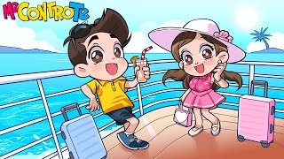 SOFÌ E LUÌ VANNO IN VACANZA AL MARE IN BARCA VS PISCINA ROBLOX! | Me contro Te screenshot 4
