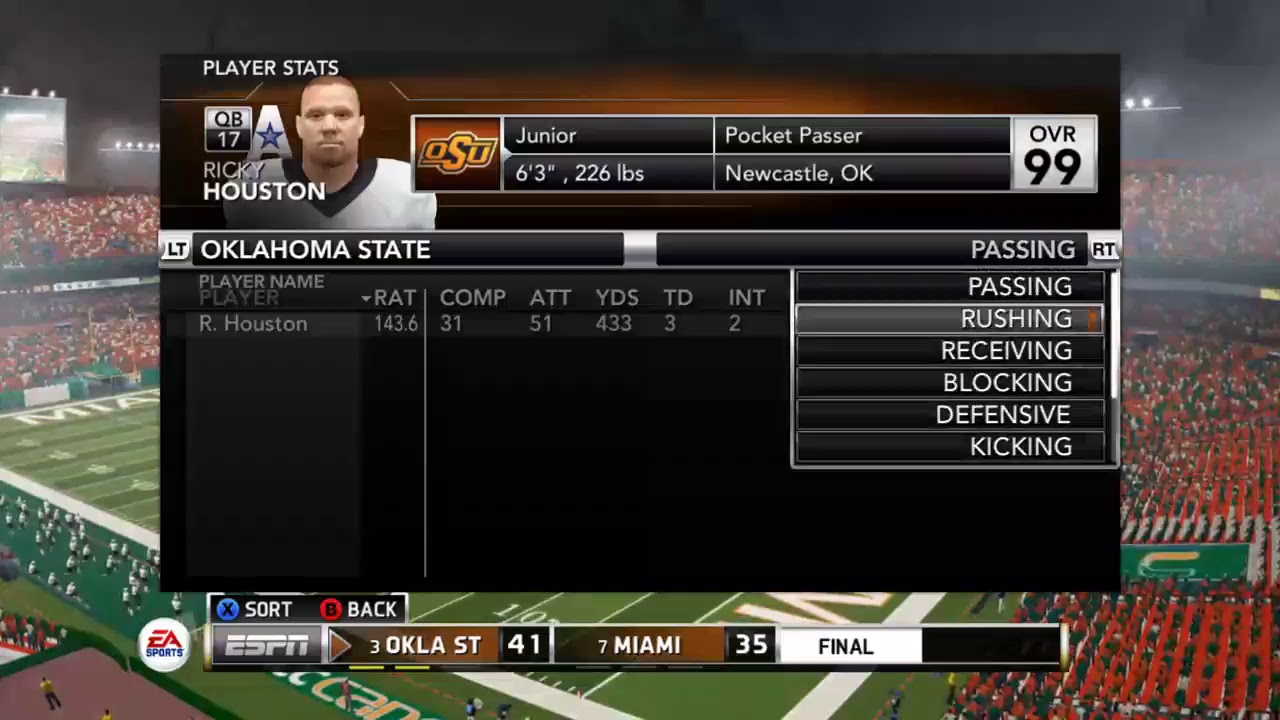NCAA 14 Online Dynasty