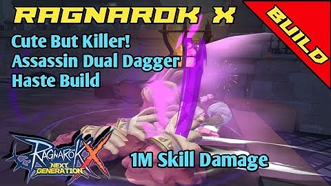 [ROX Build] Assassin Dual Dagger Poison Spam! 1M Damage!