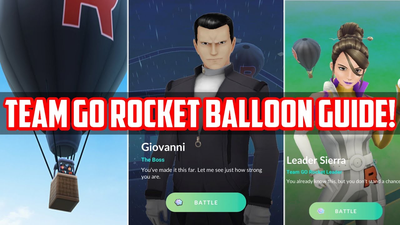 Full Guide for Team Go Rocket Balloon in Pokemon Go!