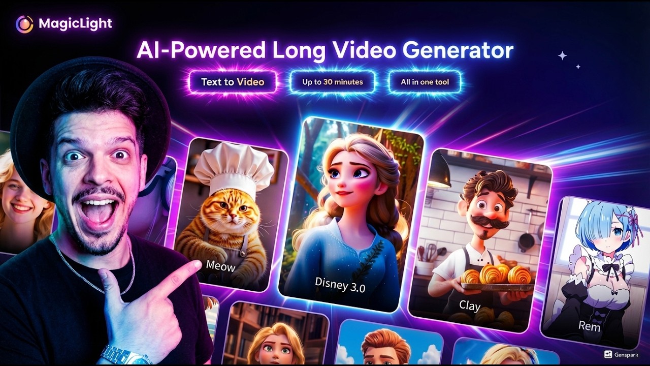 Crea Videos con IA Gratis - MagicLight AI