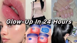 24 Hour Glow-Up Challenge for School  #glowup