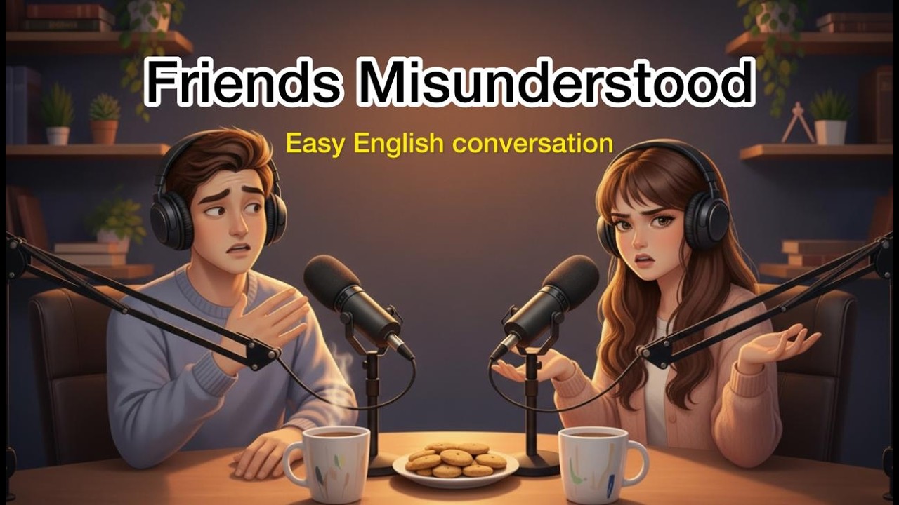 Best Friend Misunderstanding | School English Drama | Easy taIk English Podcast