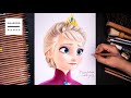 Drawing Frozen - Queen Elsa [Drawing Hands]