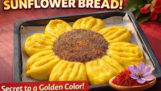 Sunflower Bread Recipe | Soft & Fluffy Homemade Bread 🌻