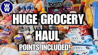 HUGE WW Winco Grocery Haul🛒 for WEIGHT LOSS Maintenance & Weight Watchers Meals -WW POINTS INCLUDED!