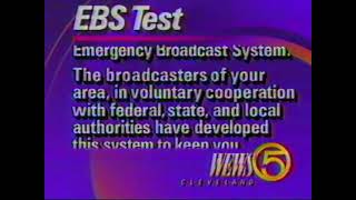 WEWS-TV Emergency Broadcast System Test (02/01/1987)