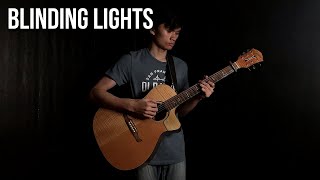 Blinding Lights the Weeknd  Paolo Gans  Fingerstyle Guitar