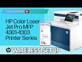 HP Color LaserJet Pro 4303fdw, 4303dw Wireless Setup Guide | Connect Your Printer to WiFi
