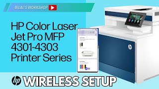 HP Color LaserJet Pro 4303fdw, 4303dw Wireless Setup Guide | Connect Your Printer to WiFi