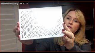 Birchbox Unboxing Dec 2015