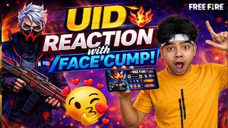 FREE FIRE UID || REACTION !! WITH SUBSCRIBERS OMG😮.. #ryzen1m #freefireclips