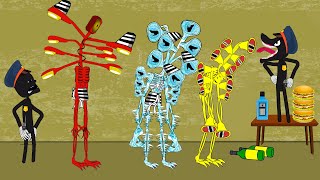 Siren Head Gold, LightHead Vs Cartoon Cat, Cartoon Dog - Roblox Piggy Animation - GV Studio screenshot 5