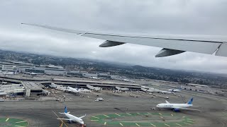 United Airlines Boeing 777-300ER Pushback, Taxi and Takeoff from San Francisco (SFO)
