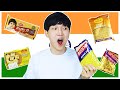 Indian snack?! KOREAN reaction who ate it FIRST TIME lolol