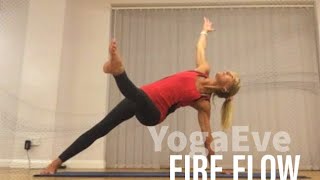 Power vinyasa ‘fire’ flow