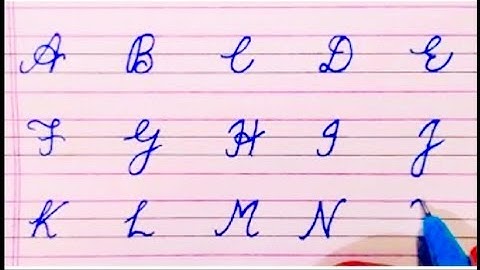 Cursive ABCD  | Cursive writing A to Z | Cursive handwriting practice | ABCD । Cursive handwriting ।