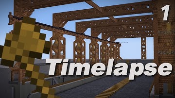 Minecraft Shipyard Building | The Base Structure