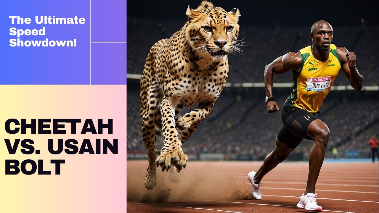 Cheetah vs. Usain Bolt: The Ultimate Speed Showdown! 🏎️🏃♂️ - YouTube