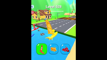 LEVEL 528 Shape shifting game very cool and gnarly hyper casual game.#shapeshifting #shorts #games
