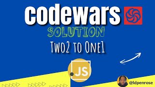 Codewars: Two To One | JavaScript