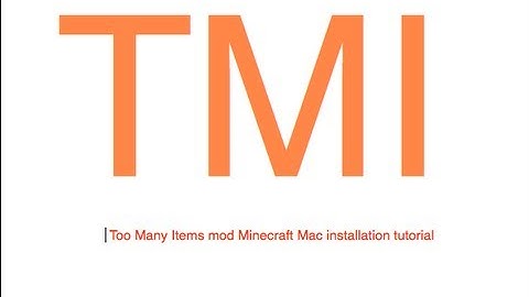 how to install too many items on Mac (works on 1.4.2)